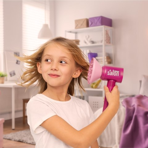 Zestaw fryzjerski dla dzieci suszarka prostownica światło dźwięk 15 elementów Kik Sp. z o. o. Sp. k.