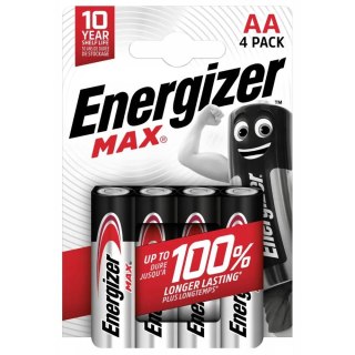 Baterie alkaliczne LR6/AA MAX blister 4 sztuki Energizer