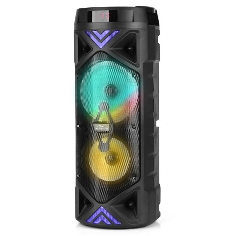 Głośnik FUNBOX KEG PRO MT3182 Karaoke/Bluetooth 5.0+EDR/FM/MP3?MicroSD/USB/Equalizer/AUX/Jack 6.3/Pilot/LED/RMS 50W/PMPO 1400W Media-Tech