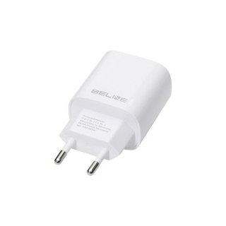 Ładowarka sieciowa 20W USB-C + kabel USB-C, biała Beline
