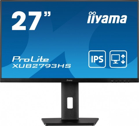 Monitor 27 cali XUB2793HS-B7,IPS,FHD,HDMI,DP,2x2W,300cd IIYAMA