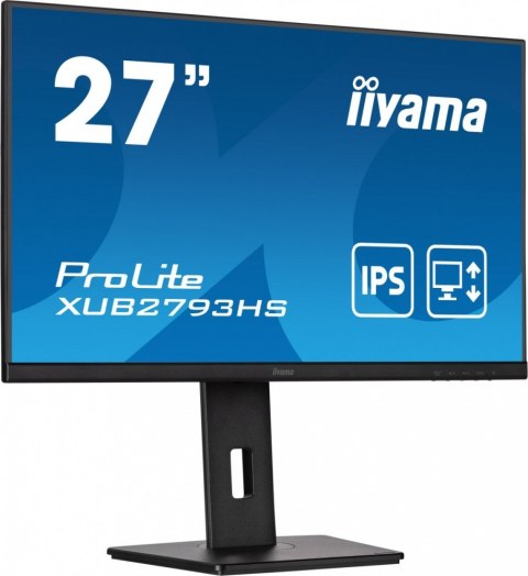 Monitor 27 cali XUB2793HS-B7,IPS,FHD,HDMI,DP,2x2W,300cd IIYAMA