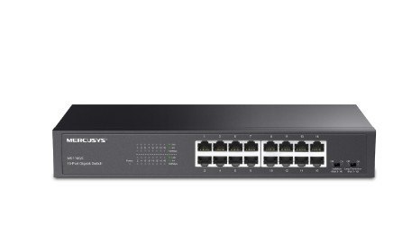 Przełącznik Mercusys 16-Port Gigabit Desktop/Rackmount Switch PORT: 16× Gigabit RJ45 Ports MS116GS TP-LINK