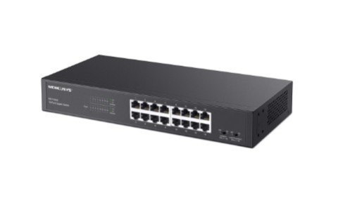 Przełącznik Mercusys 16-Port Gigabit Desktop/Rackmount Switch PORT: 16× Gigabit RJ45 Ports MS116GS TP-LINK