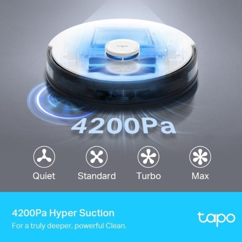 Robot odkurzający i mopujący z czujnikiem LiDAR Tapo RV30 LiDAR + Gyro Navigation, Vacuum & Mop 2-in-1, 4200Pa, 5000mAh Battery TP-LINK