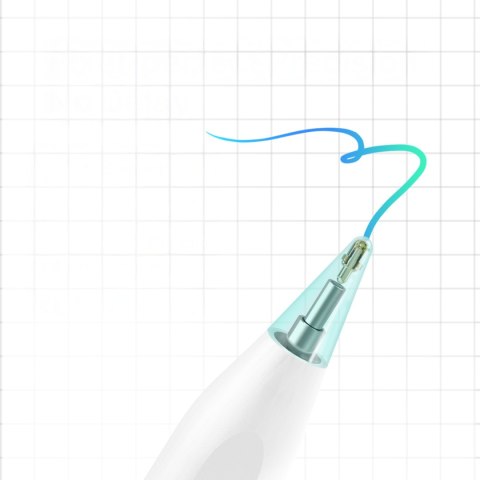 Rysik stylus WRA-08 do Apple iPad 2018-2025 USB-C- biały WOZINSKY