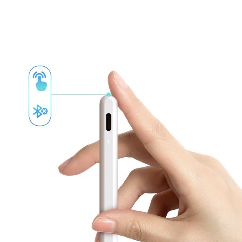 Rysik stylus WRA-08 do Apple iPad 2018-2025 USB-C- biały WOZINSKY