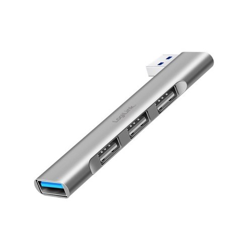 Smukły HUB USB-A do 1x USB-A 3.0 3xUSB-A 2.0 LogiLink