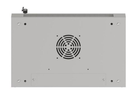 Szafa instalacyjna rack wisząca 19" 6U 540x350 szara drzwi przeszklone ( flat pack) Lanberg