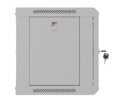 Szafa instalacyjna rack wisząca 19" 6U 540x350 szara drzwi przeszklone ( flat pack) Lanberg