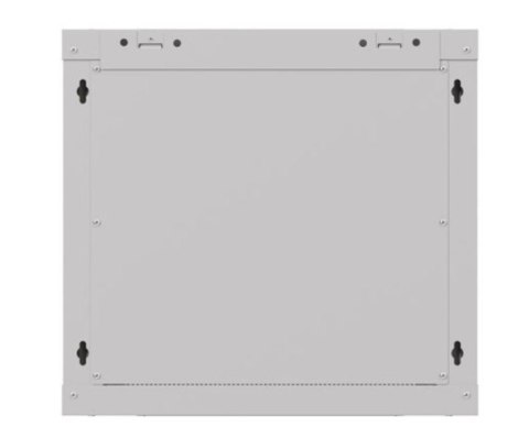 Szafa instalacyjna rack wisząca 19" 9U 540x350 szara drzwi przeszklone ( flat pack) Lanberg