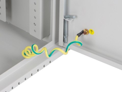 Szafa instalacyjna rack wisząca 19 cali 4u+3u 540x200 niskoprofilowa (złożona) szara Lanberg