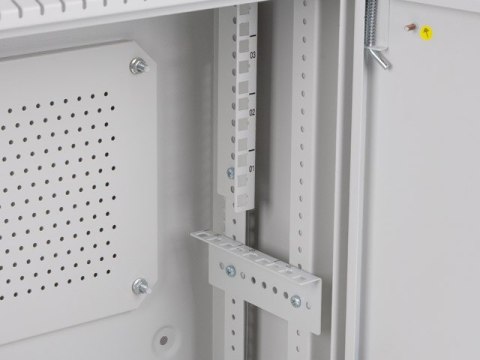 Szafa instalacyjna rack wisząca 19 cali 4u+3u 540x200 niskoprofilowa (złożona) szara Lanberg