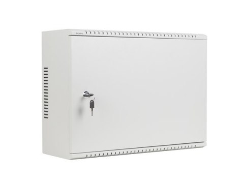 Szafa instalacyjna rack wisząca 19 cali 4u+3u 540x200 niskoprofilowa (złożona) szara Lanberg