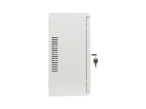 Szafa instalacyjna rack wisząca 19 cali 4u+3u 540x200 niskoprofilowa (złożona) szara Lanberg