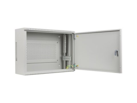 Szafa instalacyjna rack wisząca 19 cali 4u+3u 540x200 niskoprofilowa (złożona) szara Lanberg