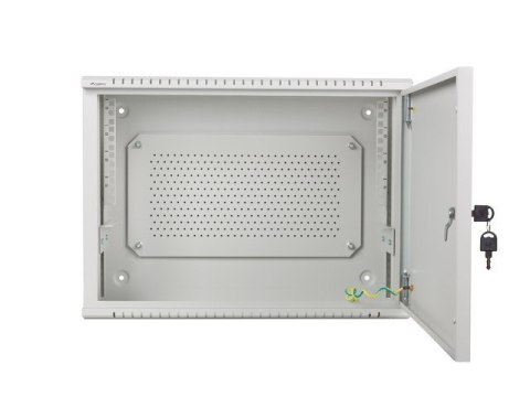 Szafa instalacyjna rack wisząca 19 cali 4u+3u 540x200 niskoprofilowa (złożona) szara Lanberg