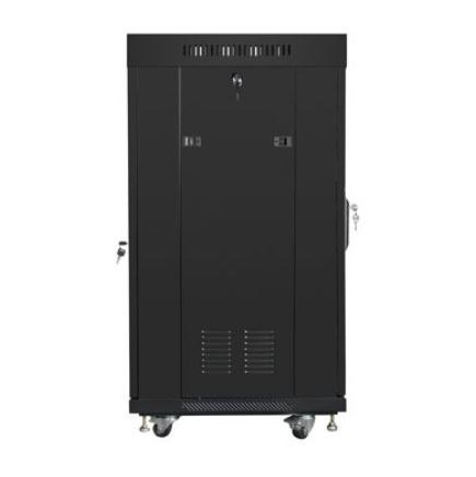 Szafa stojąca rack 19 cali 22U 600X600mm czarna LCD Lanberg