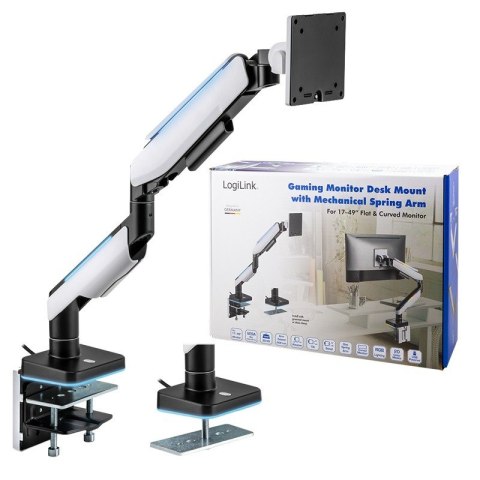 Uchwyt do monitora,VESA 17-49 cali gazowy, max. 20kg LogiLink
