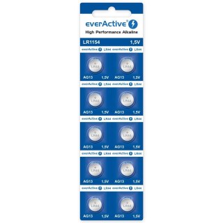 Baterie alkaliczne mini AG13/G13/LR1154/LR44 blister 10 szt. EverActive