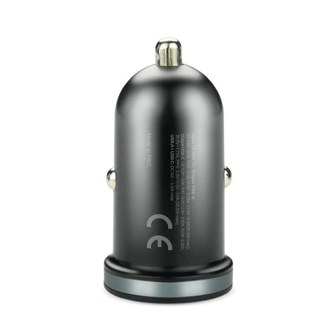 Ładowarka samochodowa CC-30Q QC3.0 35W 1X USB + 1X USB-C PD czarna EverActive