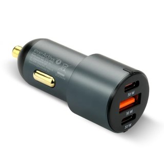 Ładowarka samochodowa CC-40Q QC3.0 60W 1X USB 2X USB-C PD czarna EverActive