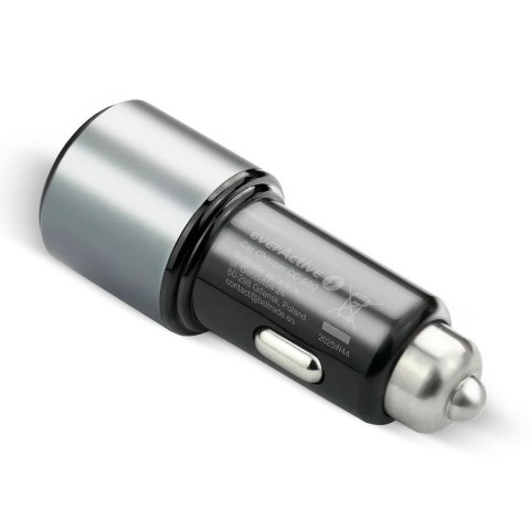 Ładowarka samochodowa CC-60Q QC3.0 83W 1X USB + 1X USB-C PD czarna EverActive