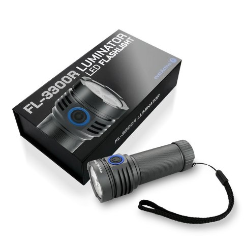 Latarka ręczna diodowa LED Luminator FL-3300R IPX4 USB-C EverActive