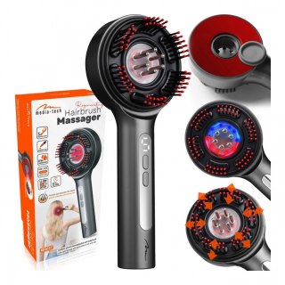 Masująca szczotka do włosów i skóry głowy REGENERATING HAIRBRUSH MASSAGER MT6537 Media-Tech