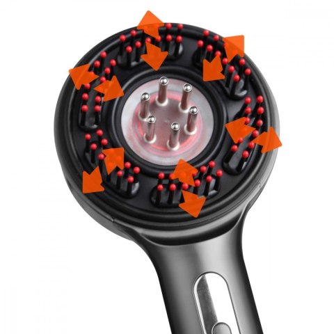 Masująca szczotka do włosów i skóry głowy REGENERATING HAIRBRUSH MASSAGER MT6537 Media-Tech