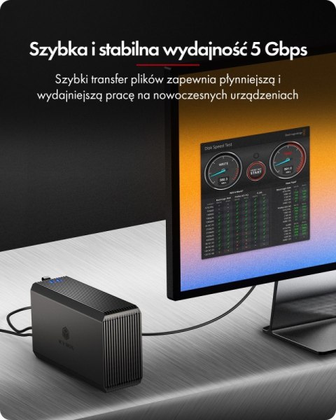 Obudowa IB-RD3720-CU3 RAID 2x2,5/3,5 SATA HDD IcyBox