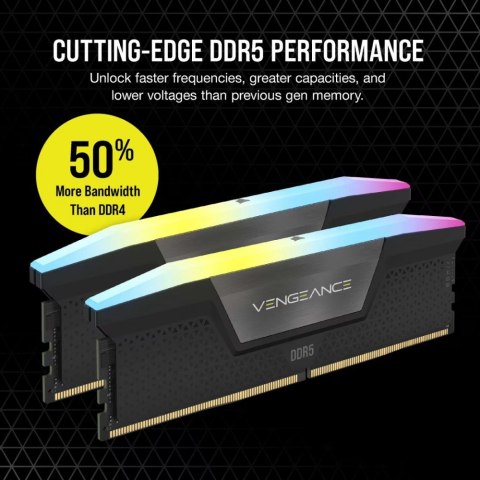 Pamięć DDR5 Vengeance RGB 48GB/6400 (2x24GB) CL36 Corsair