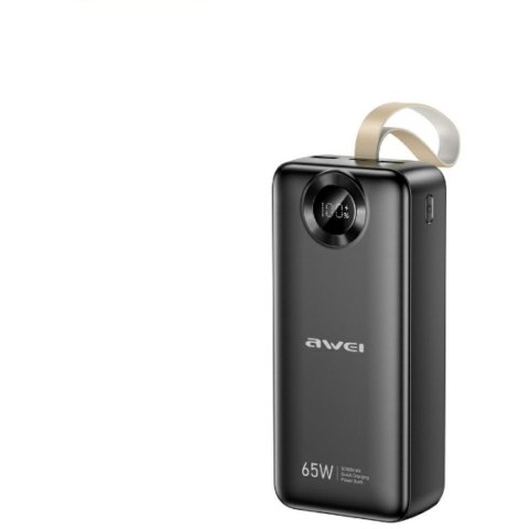 Powerbank Awei PA-34 30000mAh 65W Fast charging Czarny AWEI