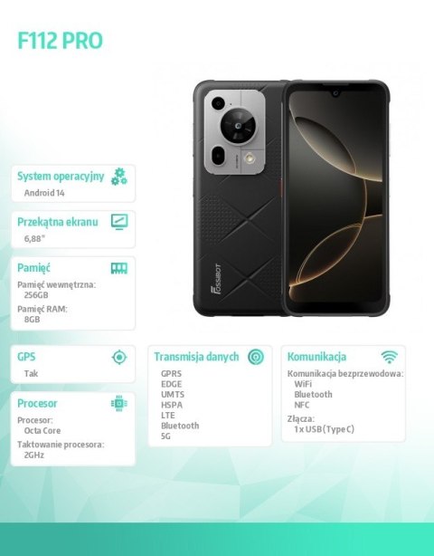 Smartfon F112 Pro black CH Fossibot