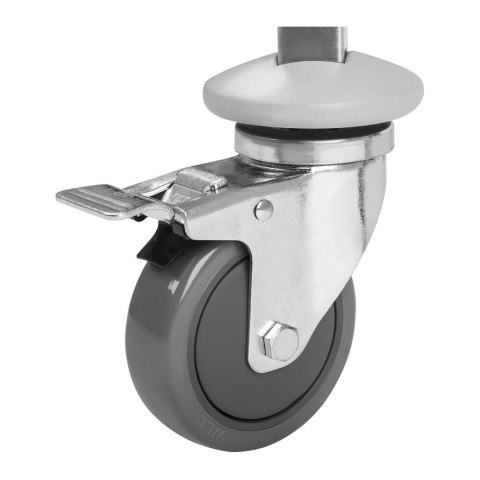 Wózek kelnerski cateringowy 5-półkowy ze stali nierdzewnej do gastronomii RCSW-5.1 Royal Catering