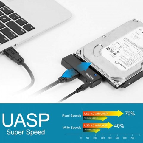 Adapter USB3.0 - SATA III HDD/SSD 2,5/3,5; Y-1039 Unitek