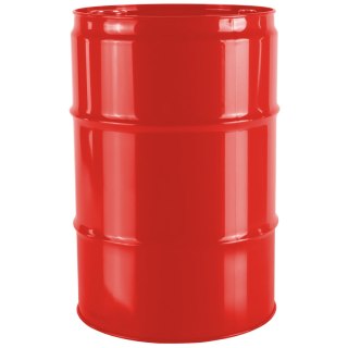 Beczka stalowa metalowa TH 60L korki 2 i 3/4 - CZERWONA Beczkopol