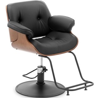 Fotel fryzjerski barberski z podnóżkiem PHYSA FILEY - czarny Physa
