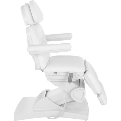 Fotel kosmetyczny do tatuażu masażu spa BOLZANO - biały Physa