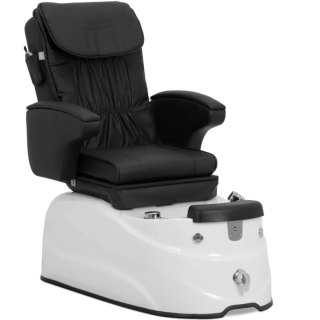 Fotel podologiczny do pedicure z funkcją masażu brodzikiem - czarny Physa