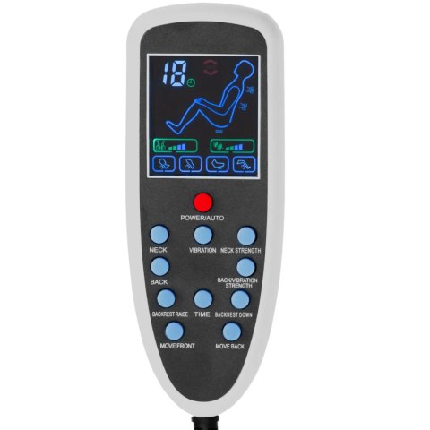 Fotel podologiczny do pedicure z funkcją masażu brodzikiem - kremowy Physa