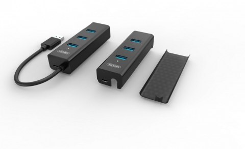Hub 4x USB 3.0; BC1,2; CZARNY Unitek