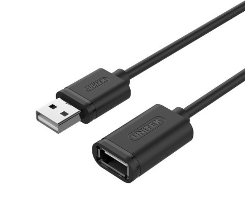Kabel przedłużacz USB 2.0 AM-AF, 1m, Y-C428GBK Unitek