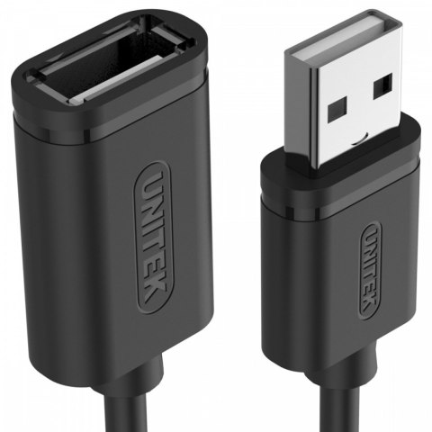 Kabel przedłużacz USB 2.0 AM-AF, 1m, Y-C428GBK Unitek
