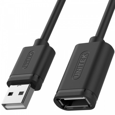 Kabel przedłużacz USB 2.0 AM-AF, 1m, Y-C428GBK Unitek