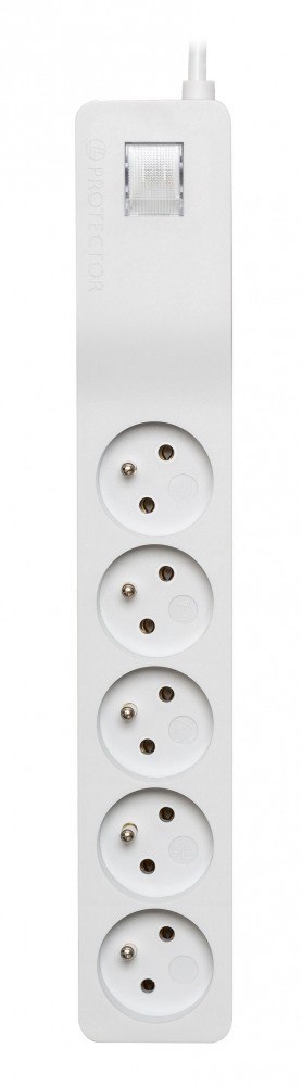 Listwa przeciwprzepięciowa ZX 510, 1L, 3,0m, szara Lestar