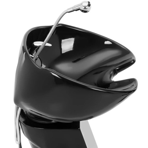 Myjka fryzjerska uchylna wolnostojąca 35 - 40 stopni - czarna Physa