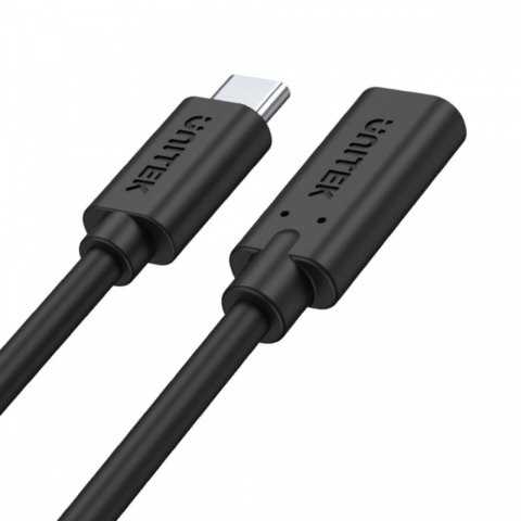 Przedłużacz USB-C 3.1 GEN 2; 4K; PD 100W; 0,5m; M/F; C14086BK Unitek