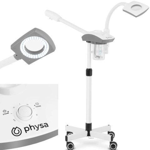 Wapozon kosmetyczny parownica do twarzy z funkcją aromaterapii i lampą 750 W Physa