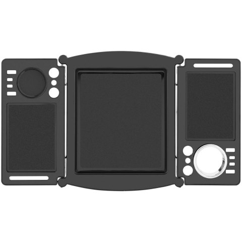 Wózek pomocnik fryzjerski z uchwytem na suszarkę 6 szuflad półka 420 x 390 mm Physa